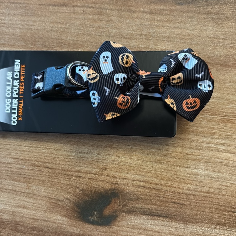 🤍Party Dog Halloween Collar with Bow Tie - Picture 8 of 8